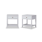 Cove Bedside Table - White Bundle