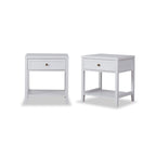 Cove Bedside Table - White Bundle