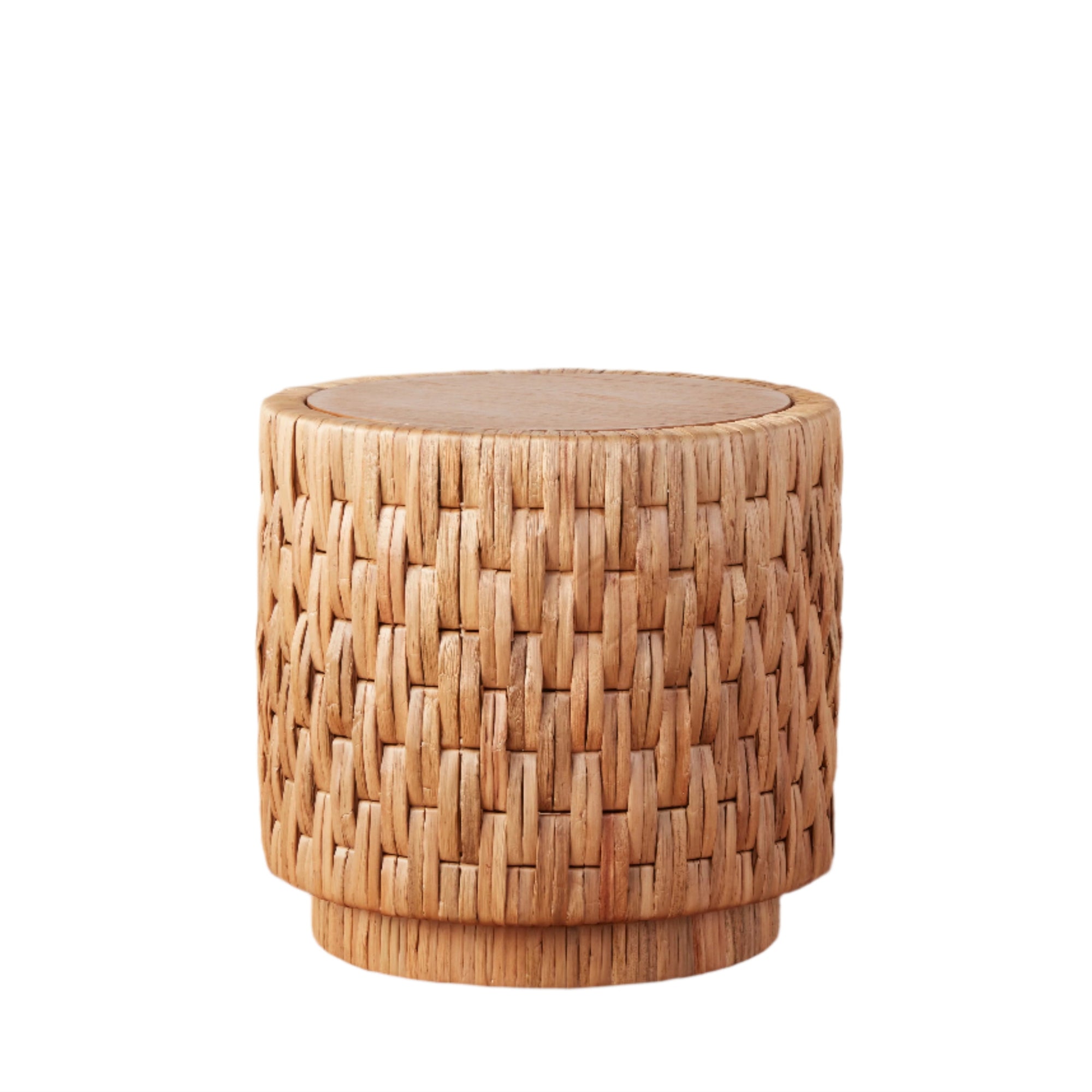 Table d'appoint tissée Puebla en naturel