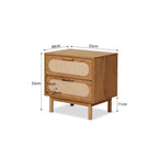 Canyon Two Drawer Bedside Table