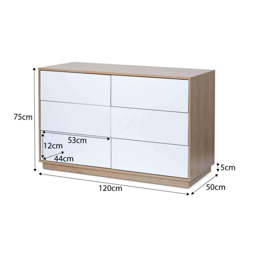Avoca Six Drawer