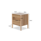 Quinn Natural Three Piece Bedroom Set