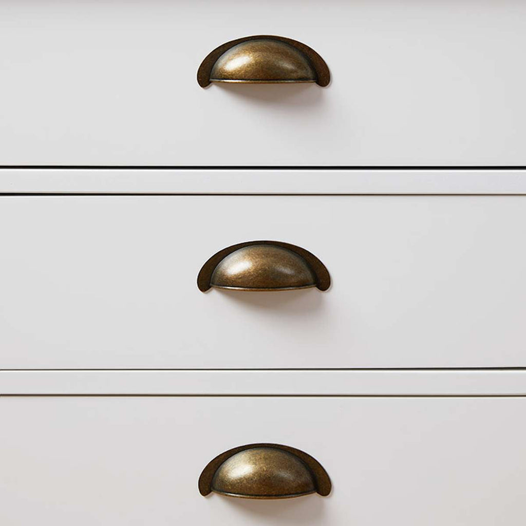 Hastings Three Drawer Bedside Table