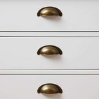Hastings Three Drawer Bedside Table