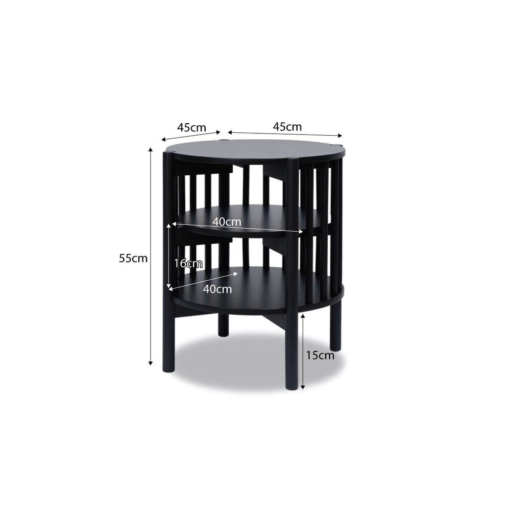 Akari Side Table - Black