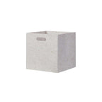 Felt Cube Basket - Biscuit