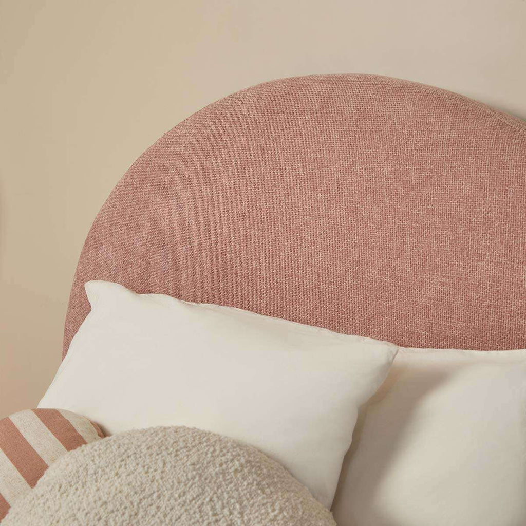 Arlo Arched King Single Bed - Dusty Pink