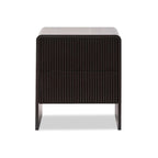 Majorca Bedside Table - Black